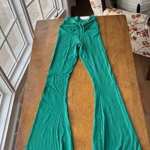 Aerie Vibrant Green MINI Flare Pants